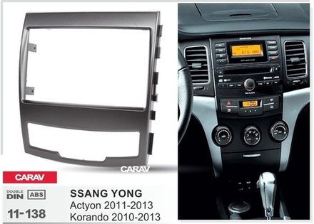 Магнитола для SsangYong Actyon II 2011-2013 - Teyes CC2 PLUS дисплей 7" на Android 10, ТОП процессор, 4G SIM-слот, 4/32 Гб