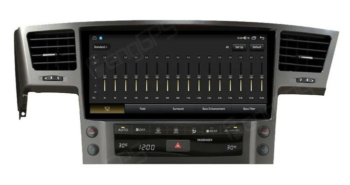Магнитола для Lexus LX570 2007-2015 - Kuberg ZH-L1260 монитор 12.6" на Android 12, Быстрая, CarPlay, 4G SIM-слот