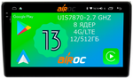 Магнитола для Volkswagen T5, T6, Tiguan, Passat, Polo, Jetta, Amarok, Golf и др., Skoda Fabia, Rapid - Airoc 2K AU-3701 на Android 13, TS20, 12/512Гб, SIM-слот