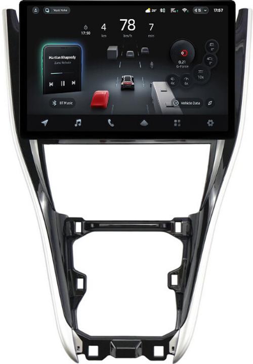 Магнитола для Toyota Harrier 3 XU60 2017-2020 (большая рамка) - Teyes CC4-PRO монитор 13" 2K QLED на Android 13, Snapdragon 778G, ИИ, CarPlay, DSP, 4G SIM-слот