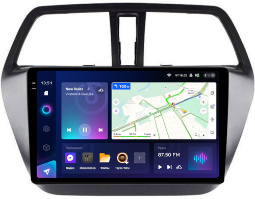 Магнитола для Suzuki SX4 2 2013-2021 - Teyes CC3-2K QLed Android 10, ТОП процессор, SIM-слот, CarPlay