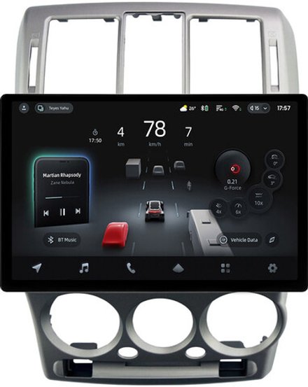 Магнитола для Hyundai Getz 2002-2011 (рамка серебро) - Teyes CC4-PRO монитор 13" 2K QLED на Android 13, Snapdragon 778G, ИИ, CarPlay, DSP, 4G SIM-слот