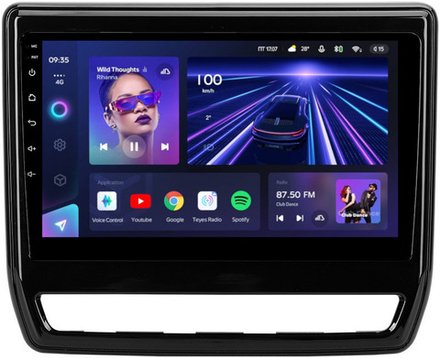Магнитола для Mitsubishi ASX 2020+ (ШГУ 8", рамка тип 2) - Teyes CC3 монитор 9" QLED на Android 10, ТОП процессор, 4Гб+32Гб, CarPlay, 4G SIM-слот