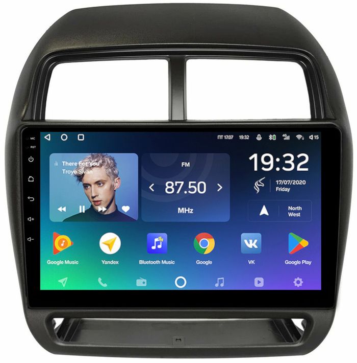 Магнитола для Mitsubishi ASX 2017+ - Teyes CC2 PLUS монитор 10" QLED на Android 10, ТОП процессор, 4Гб+64Гб, 4G SIM-слот