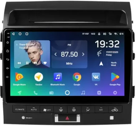 Магнитола для Toyota Land Cruiser 200 2007-2015 (со штат. камерой или 360, рамка 10) - Teyes CC2 PLUS Android 10, ТОП процессор, 4-64, SIM-слот