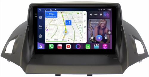Магнитола для Ford Kuga 2 2012-2019 (без SYNC) - FarCar BM362M монитор 9.5" QLED на Android 14, TS10, 4+32Гб, CarPlay, 4G SIM-слот