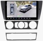 Магнитола для BMW 3 E90 2005-2012 (без штатного экрана) - FarCar BX170M-360 монитор 9.5" 2K QLED на Android 13, 6Гб+128Гб, CarPlay, 4G SIM-слот, 4 камеры в комплекте
