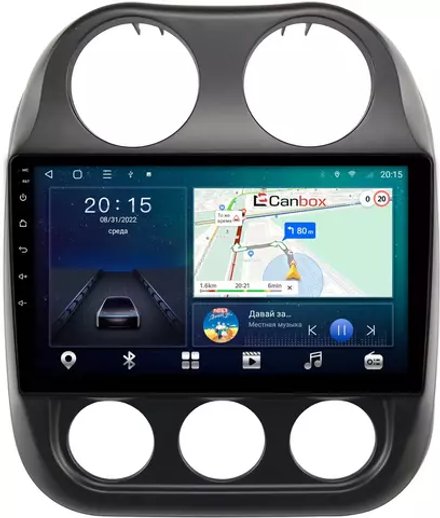 Магнитола для Jeep Compass 2011-2015 - Canbox 10-810 Android 10, 8-ядер, SIM-слот