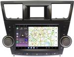 Магнитола для Toyota Highlander 2 2007-2013 XU40 - Kuberg OL-9431-2 QLed, Android 13, Быстрейшая, CarPlay, SIM-слот (кнопки + крутилки)