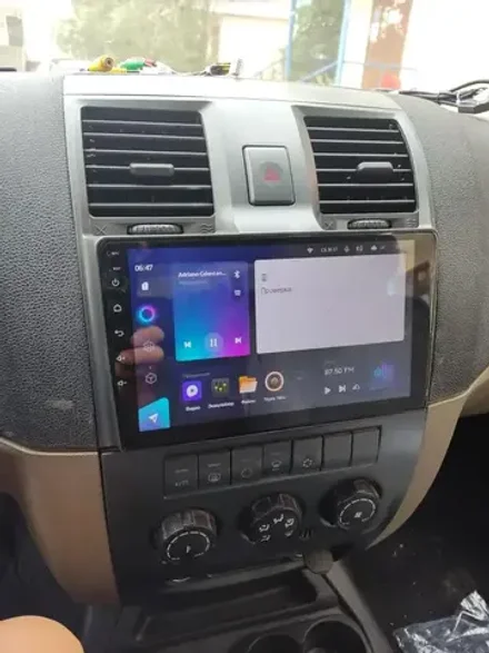 Магнитола для УАЗ Патриот, Пикап 2012-2016 - FarCar BM3109M монитор 9.5" QLED на Android 14, TS10, 4+32Гб, CarPlay, 4G SIM-слот