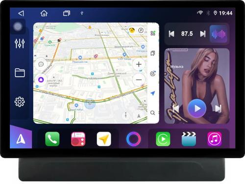 Магнитола для Mitsubishi Delica D5 2019+ - FarCar BX877 монитор 13" 2K QLED на Android 13, Быстрая, CarPlay, 4G SIM-слот