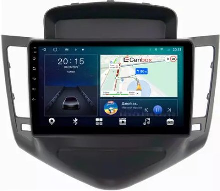 Магнитола для Chevrolet Cruze 2009-2012 (рамка черная) - CanBox 9010 Android 10, 8-ядер, SIM-слот