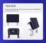 Магнитола для Toyota Camry 55 2014-2018 (рамка серебристо-черная) - Teyes CC3-2K монитор 13", QLED+2K, Android 10, 4G SIM-слот, CarPlay