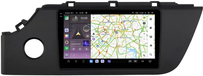 Магнитола для KIA Rio 4, Rio X-line 2020-2022, Solaris KRS/KRX 2024+ - Kuberg OL-9742-3 QLed+2K, Android 13, TS20, CarPlay, 4G SIM-слот