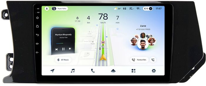 Магнитола для Haval F7, F7x 2018-2022 - Teyes CC4L монитор 9" IPS на Android 14, Быстрая, Snapdragon 662, CarPlay, 4G SIM-слот