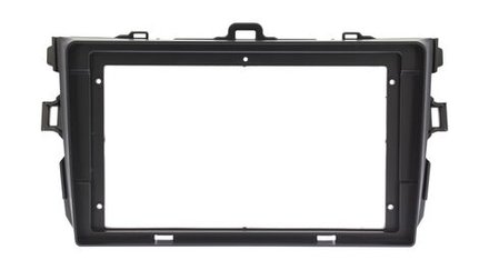 Комплект рамки с разъёмами 9" Toyota Corolla Axio, Fielder 2006-2013 (чёрная) MFB дисплея