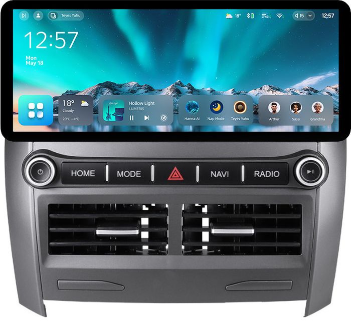 Магнитола для Toyota Corolla E150 2006-2013 - Teyes CC4 монитор 12.3" 2K QLED + рамка LUX, Android 14, Быстрейшая, Snapdragon 680, DSP, CarPlay, 4G SIM-слот