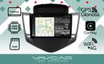 Магнитола для Chevrolet Cruze 2009-2012 - Vaycar VA10-0045-2K на Android 13, Быстрая, 2K QLED, CarPlay,4G SIM-слот