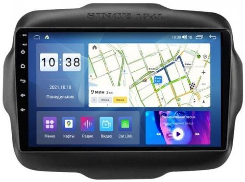 Магнитола для Jeep Renegade 2014-2021 - Parafar PF089XHD на Android 13, 8-ядер, 4Гб+64Гб, CarPlay, 4G SIM-слот