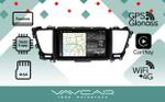 Магнитола для KIA Carnival 2014-2020 - Vaycar VA27-4216-2K на Android 13, Быстрая, 2K QLED, CarPlay,4G SIM-слот