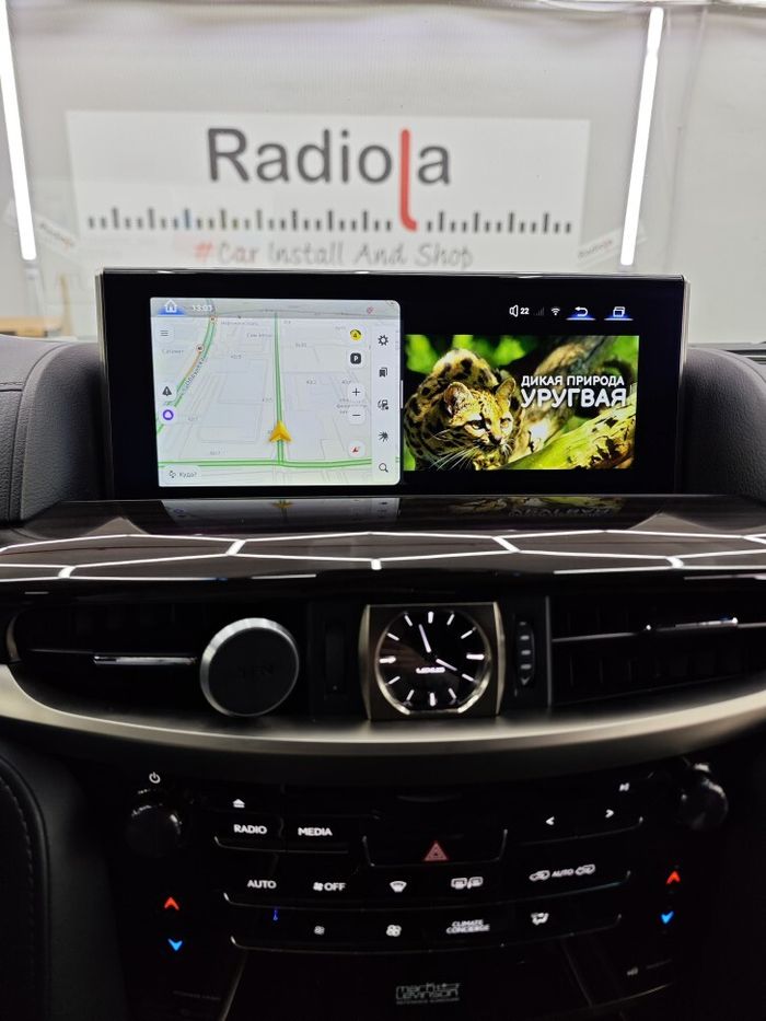 Магнитола для Lexus LX570 2016+ и LX450d - RDL-LEX-LX16 монитор 12.3" на Android 13, 8Гб+128Гб, CarPlay, 4G SIM-слот