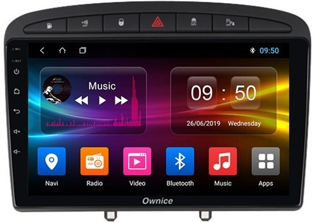 Магнитола для Peugeot 308 2007-2014, 408 2012-2022 - Kuberg OL-9961 IPS, Android 10, 8 ядер (TS18), 4G SIM-слот