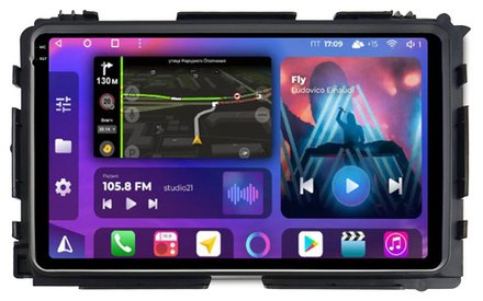 Магнитола для Honda Vezel 2013-2021 - FarCar BM9-2K-9514 монитор 9.5" 2K QLED на Android 14, TS10, 4+32Гб, CarPlay, 4G SIM-слот