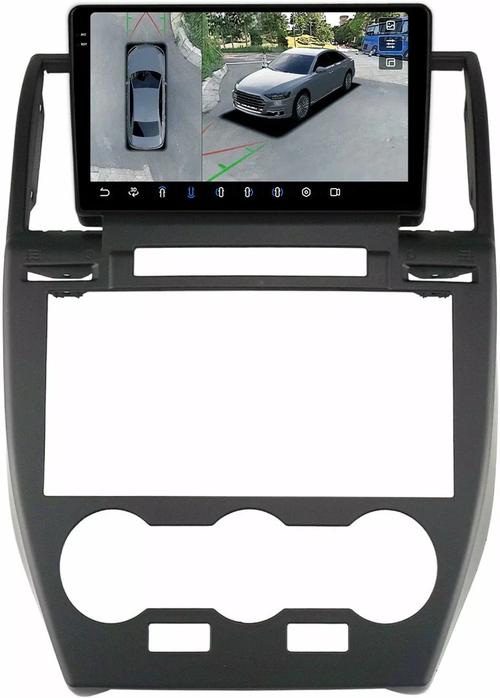 Магнитола для Land Rover Freelander 2 2006-2012 (ШГУ монохром) - FarCar BX3279M-360 монитор 9.5" 2K QLED на Android 13, 6Гб+128Гб, CarPlay, 4G SIM-слот, 4 камеры в комплекте