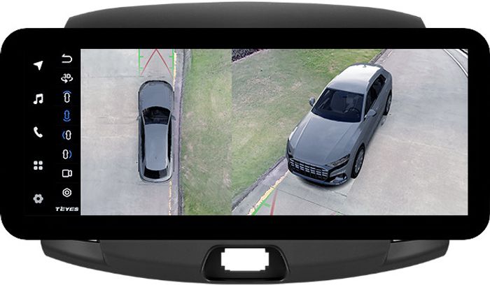 Магнитола для Hyundai Elantra 4 2006-2011 - Teyes LUX ONE 360 монитор 12.3" 2K QLED на Android 10, Быстрая, CarPlay, 4G SIM-слот, 4 камеры в комплекте