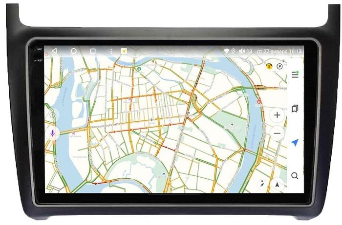 Магнитола для Volkswagen Polo V 2009-2020 - Vaycar VA81-0910-2K на Android 13, 8-ядер, 2K QLED, ТОП процессор, CarPlay, 4G SIM-слот