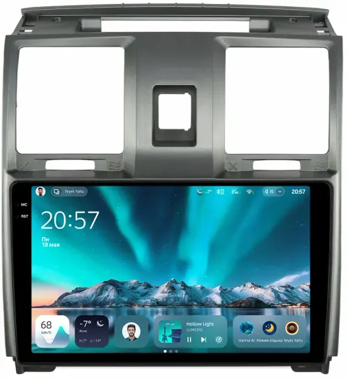 Магнитола для УАЗ Патриот, Пикап 2012-2016 - Teyes CC4 монитор 9.2" 2K QLED на Android 14, Snapdragon 680, DSP, CarPlay, 4G SIM-слот