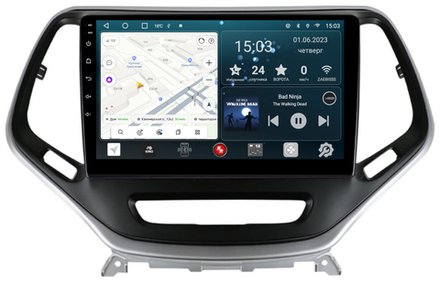 Магнитола для Jeep Cherokee 2014+ - Redpower 418 Android 10, ТОП процессор, 6Гб+128Гб, CarPlay, SIM-слот