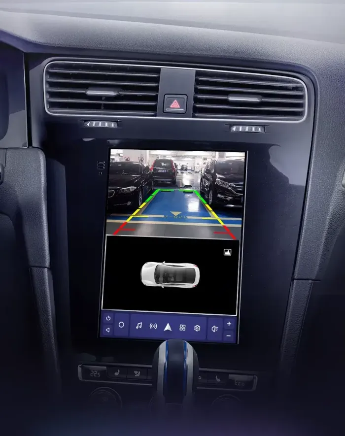 Магнитола для Volkswagen Golf 7 2012-2021 - Teyes TPRO 2 монитор 9.7" QLED в стиле "Тесла" на Android 10, TS10, 4G SIM-слот