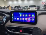 Магнитола для Hyundai Santa Fe 4 2018-2021 - Kuberg MKD монитор 12.3" в стиле BMW на Android 13, Быстрая, CarPlay, 4G SIM-слот