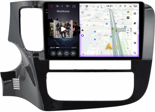 Магнитола для Mitsubishi Outlander 3 2012-2022 (левый руль, рамка 9) - Redpower 85656 PRO/PROmax ТОП звук, 2K QLED, Android 14, CarPlay, 4G SIM-слот