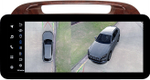 Магнитола для Toyota Camry 30 2001-2006 (рамка дерево 1) - Teyes LUX ONE 360 монитор 12.3" 2K QLED на Android 10, 6Гб+128Гб, CarPlay, 4G SIM-слот, 4 камеры в комплекте
