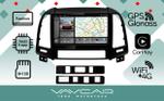 Магнитола для Hyundai Santa Fe 2006-2012 (рамка черная) - Vaycar VA23-0008-2K на Android 13, Быстрая, 2K QLED, CarPlay,4G SIM-слот