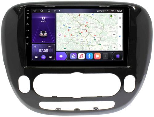 Магнитола для KIA Soul 2 2014-2019 (кондиционер, рамка глянцевая) - Kuberg SF-9740-AB Android 12, TS10, CarPlay, 4G SIM-слот