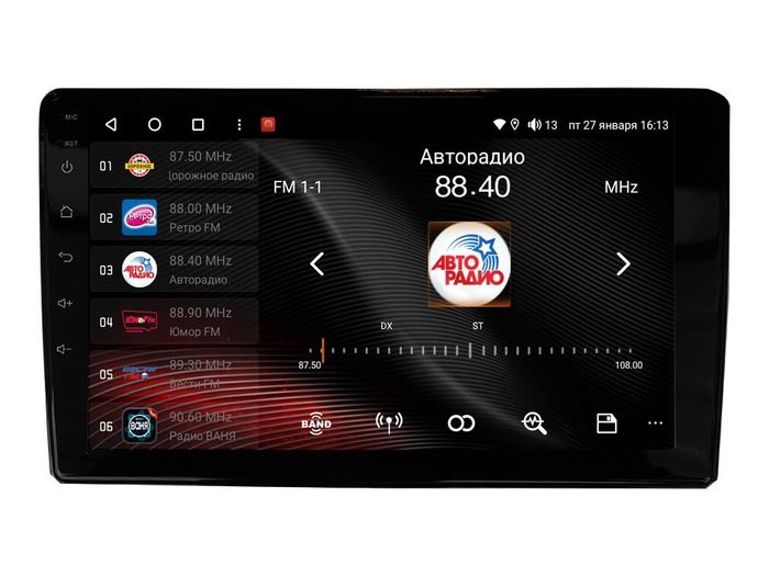 Магнитола для Mitsubishi L200 2015+ (рамка-накладка) - Vaycar VA47-7198 на Android 13, 8-ядер, 2Гб-32Гб, 4G SIM-слот