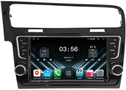 Магнитола для Volkswagen Golf 7 2012-2020 (рамка с крутилками и кнопками) - FarCar DX9-257F2 монитор 9.5" IPS на Android 13, 4+64Гб, CarPlay