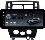 Магнитола для Hyundai Tucson 1 2004-2009 (рамка черная) - Teyes LUX ONE ROUND монитор 12.3" 2K QLED на Android 10, CarPlay, 4G SIM-слот