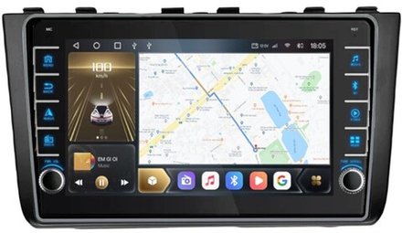 Магнитола для Hyundai Creta 2 2021-2022, Solaris HC 2024+ - Kuberg OL-1774 (кнопки и крутилки), Android 12, TS10, CarPlay, 4G SIM-слот