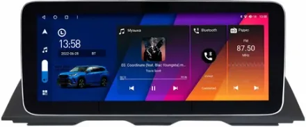 Магнитола для BMW 5-серия F10, F11 2010-2016 - Canbox H-Line 0012 монитор 12.3" QLED в стиле MERCEDES на Android 10, ТОП-процессор, CarPlay, 4G SIM-слот