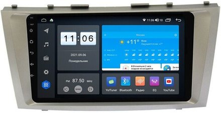 Магнитола для Toyota Camry 2006-2011 - AK347R9-MTK-LTE Android 10, 8-ядер, 4-64Гб, SIM-слот