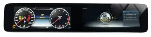 Магнитола для Mercedes-Benz E-класс (W213) 2016-2018 NTG 5.5 - Kuberg MRW-M1202 мониторы 12.3", Android 12, 8Гб+128Гб, 4G SIM-слот, CarPlay