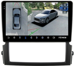 Магнитола для KIA Sorento 2006-2011 - Teyes CC3-2K-360 на Android 10, 2K QLED, 6Гб+128Гб, CarPlay, 4G SIM-слот, 4 камеры в комплекте