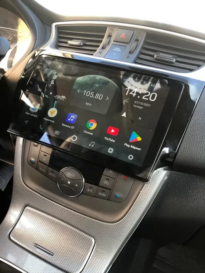 Магнитола для Nissan Sentra/Sylphy B17 2012-2023, Tiida 2015 - Kuberg SF-1666 QLed, Android 12, Быстрая, CarPlay, 4G SIM-слот