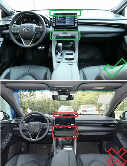 Магнитола для Toyota Avalon 5 2018-2022 (большая рамка) - FarCar 9702 монитор 10.36" QLED на Android 14, TS18, CarPlay, 4G SIM-слот