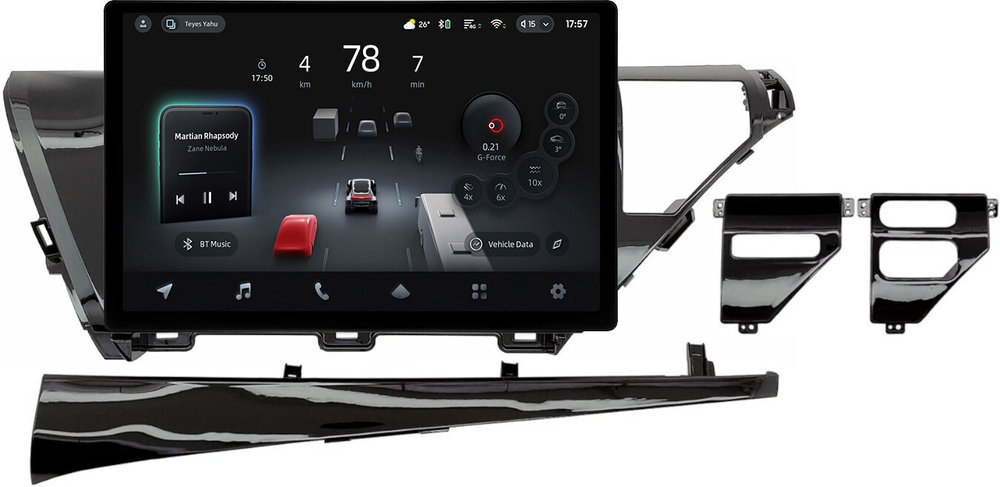Магнитола для Toyota Camry 70 2017-2021 (без JBL) - Teyes CC4-PRO монитор 13" 2K QLED на Android 13, Snapdragon 778G, ИИ, CarPlay, DSP, 4G SIM-слот