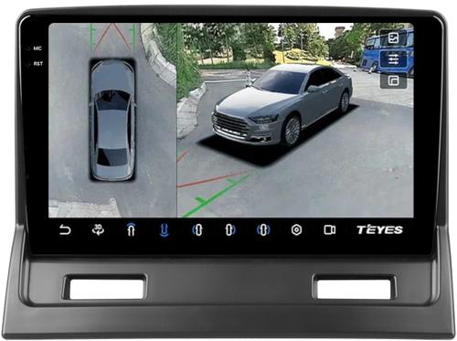 Магнитола для Mitsubishi Galant 9 2003-2012 - Teyes CC3-2K-360 монитор 9.5" 2K QLED на Android 10, Быстрая, CarPlay, 4G SIM-слот, 4 камеры в комплекте